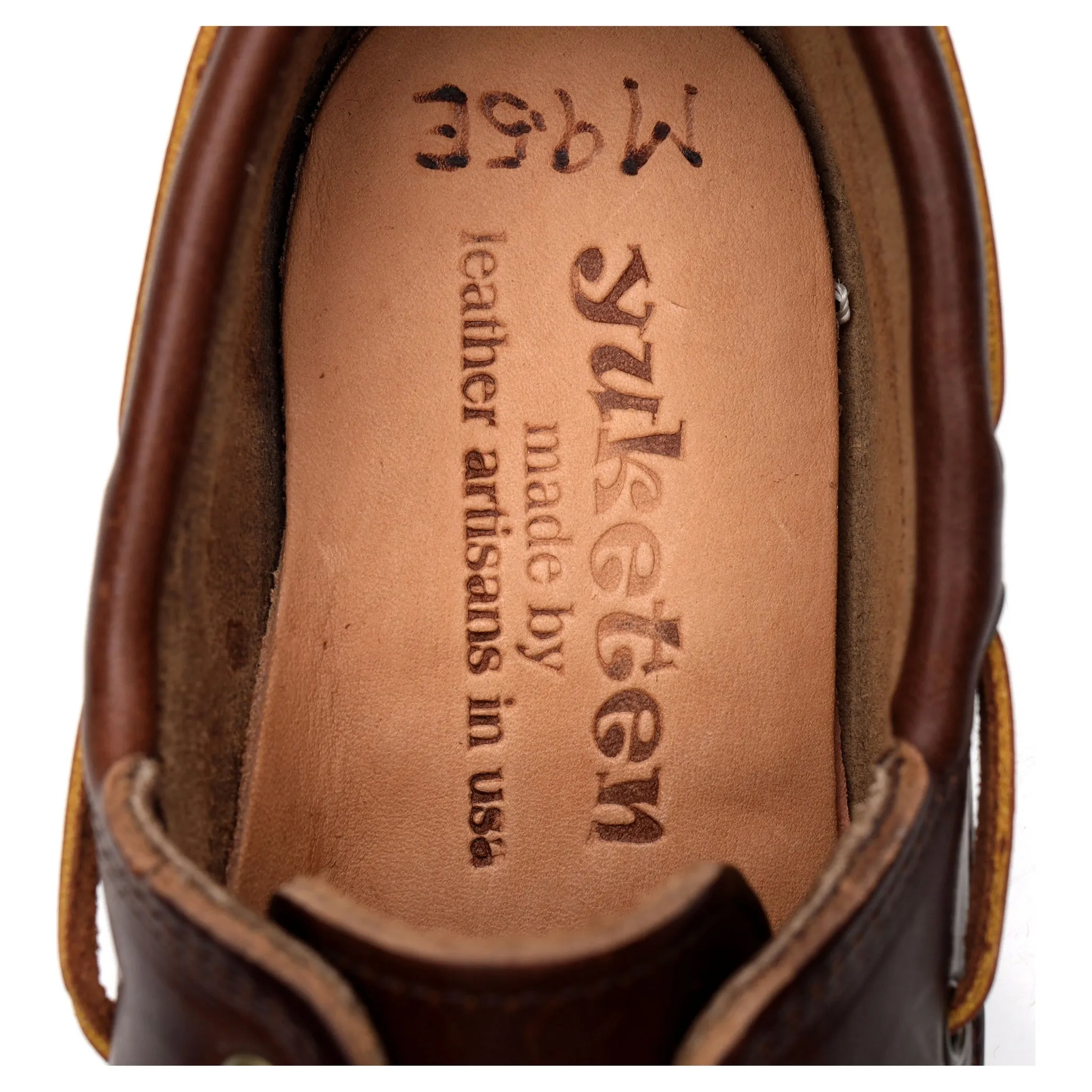 Dark Brown Leather Boat Shoe UK 8.5 US 9.5 E