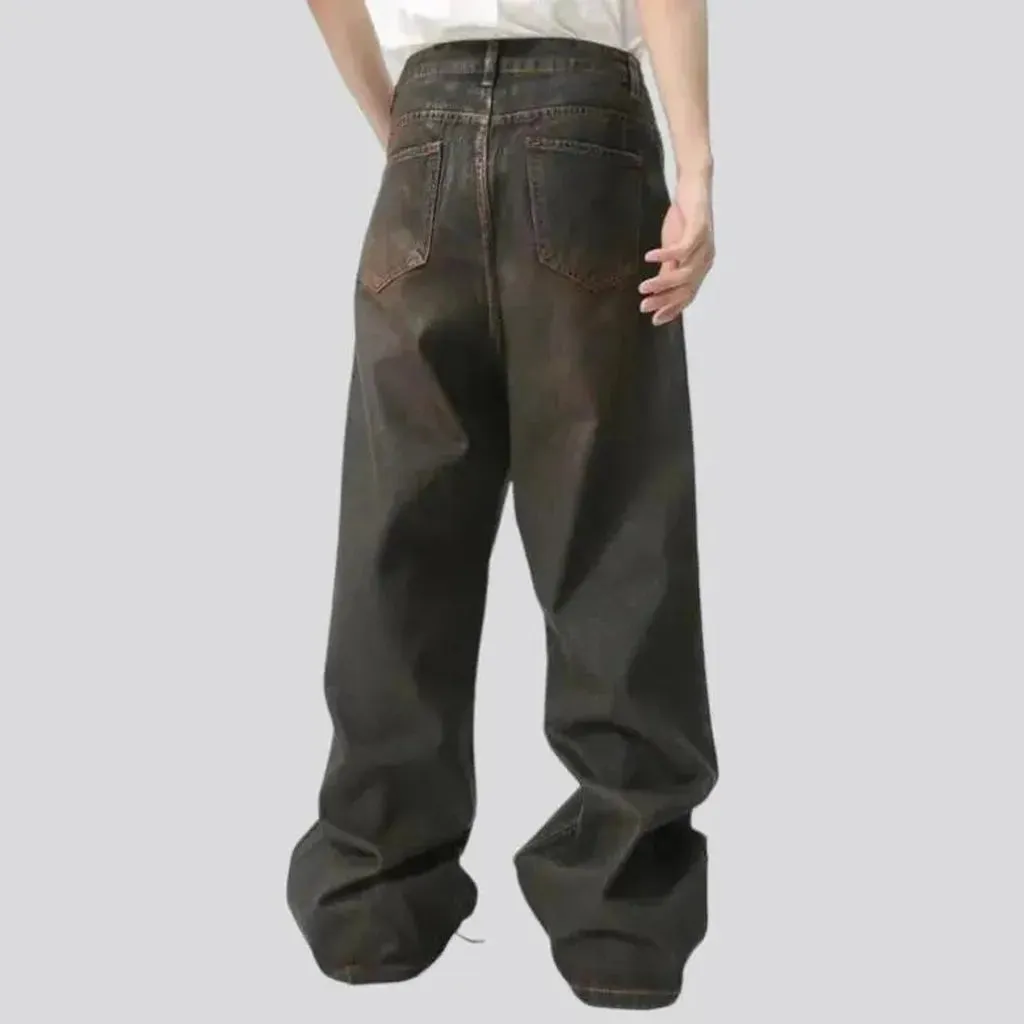 Dark-wash vintage jeans
 for men