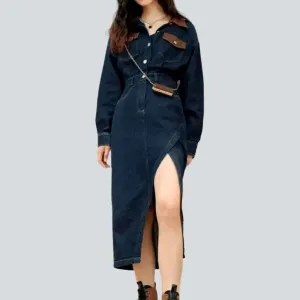 Dark y2k jean dress