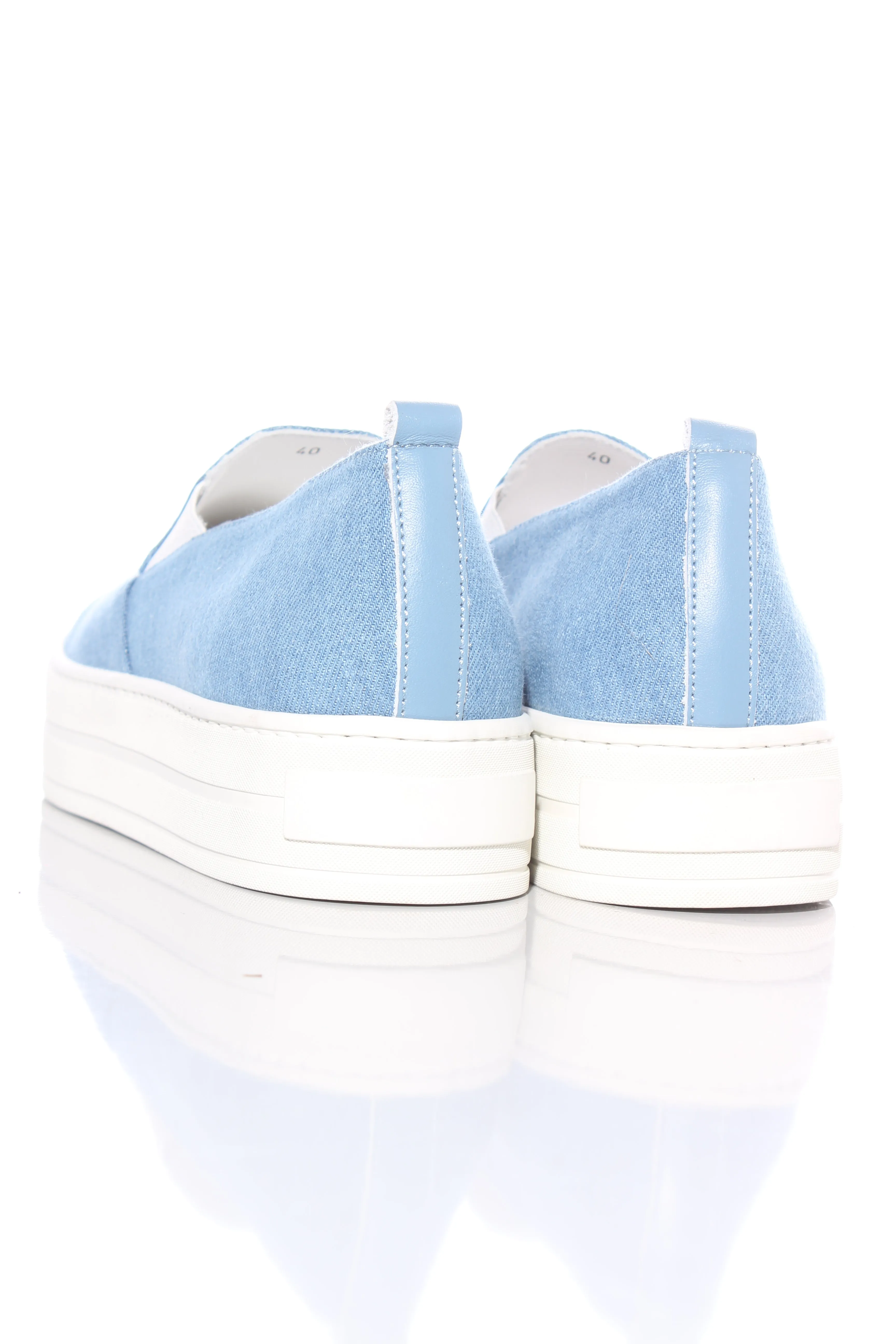 DOF (ITA) (BN) Platform Willow sneakers - Denim! 40