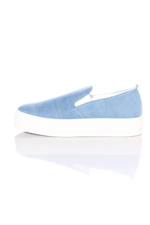 DOF (ITA) (BN) Platform Willow sneakers - Denim! 40