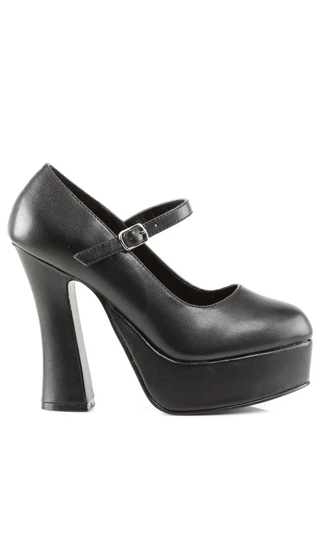 DOLLY-50 Black Mary Jane Shoes (Au Stock)