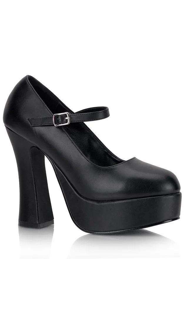 DOLLY-50 Black Mary Jane Shoes (Au Stock)