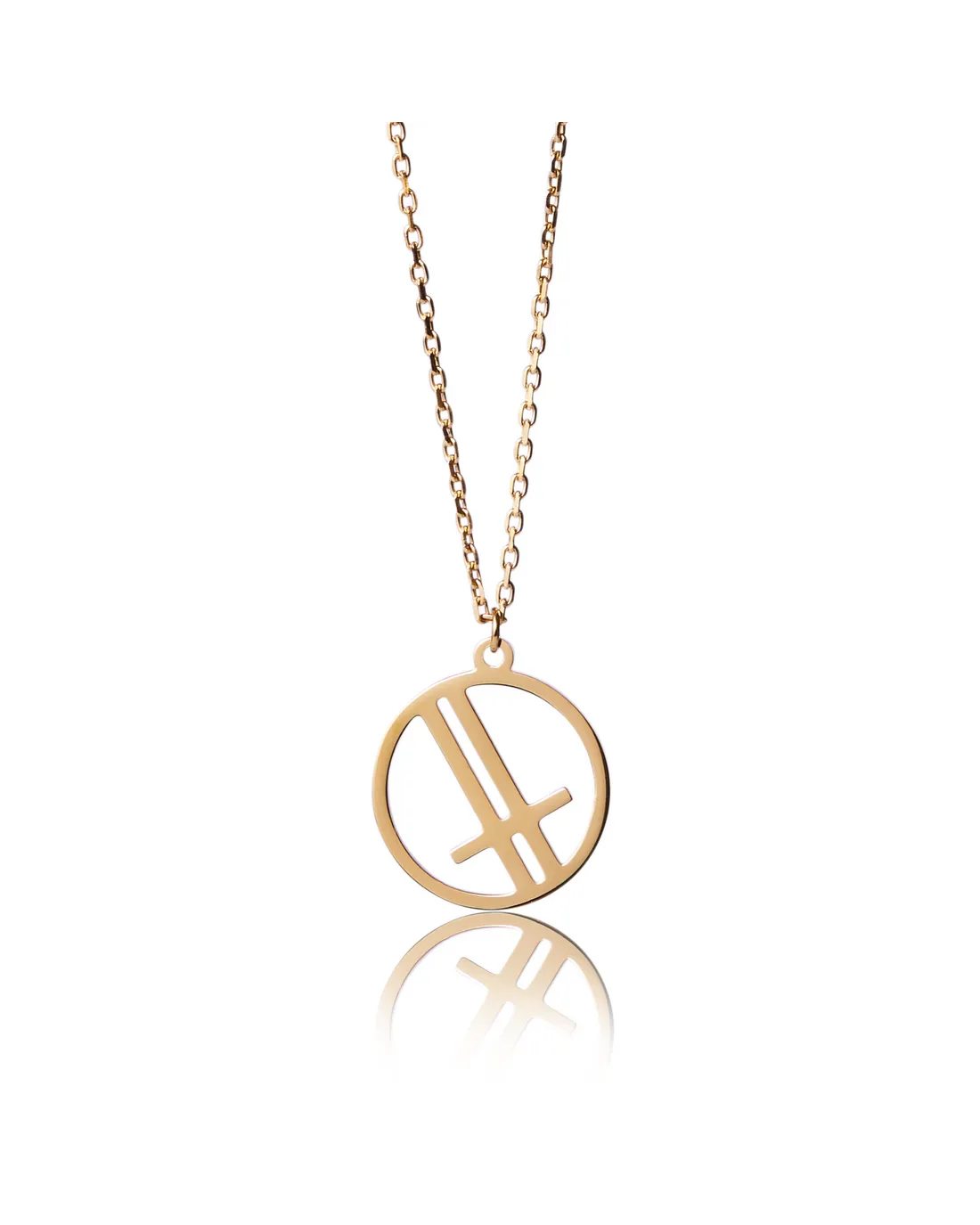 Ever Jewellery Overtime Pendant Necklace - Gold