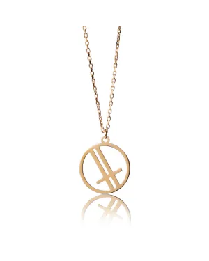 Ever Jewellery Overtime Pendant Necklace - Gold