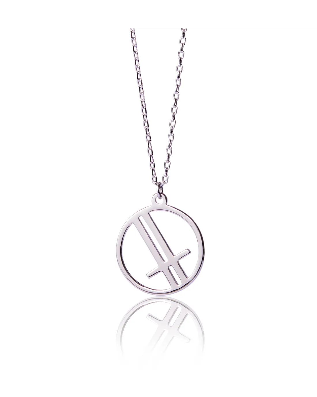 Ever Jewellery Overtime Pendant Necklace - Silver