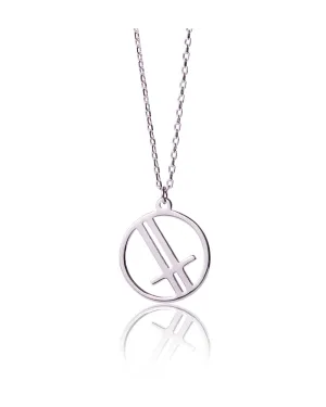 Ever Jewellery Overtime Pendant Necklace - Silver