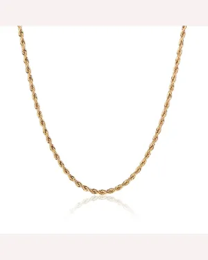 Ever Jewellery Perform Rope Necklace - Gold