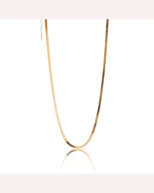 Ever Jewellery Sidewalk Chain Necklace - Gold