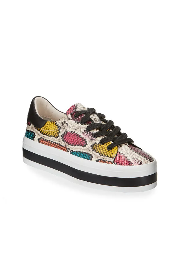 Ezra II Low Top Sneaker - Snake Multi