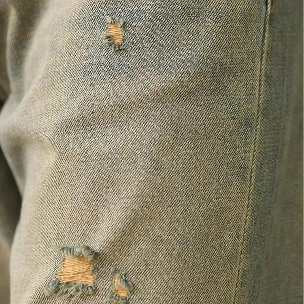 Faded jeans for men