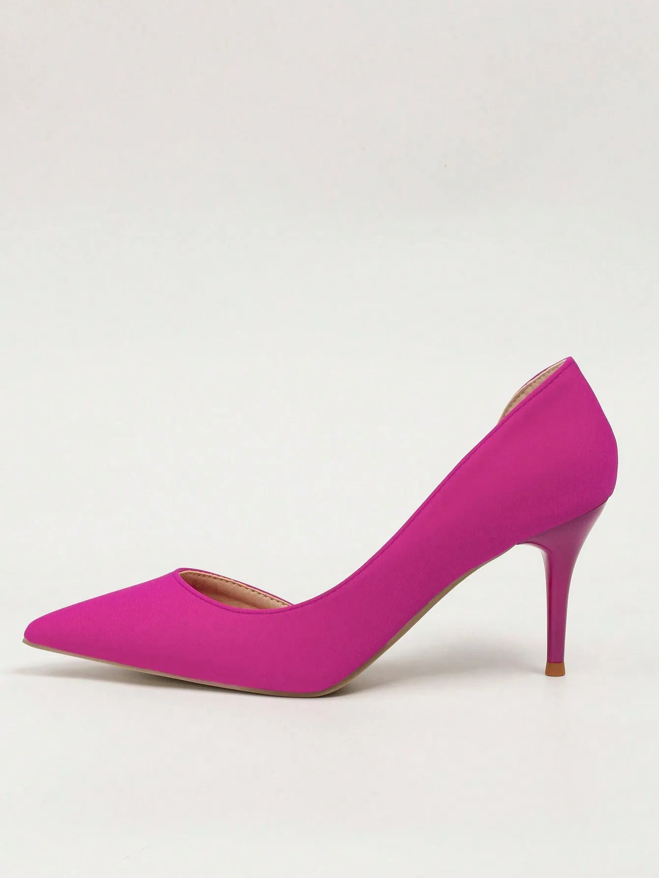 Fashion Pointed Toe Side Cutout Sexy Slim Stiletto High Heel Shoes