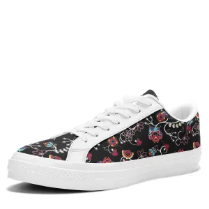 Floral Danseur Aapisi Low Top Canvas Shoes White Sole