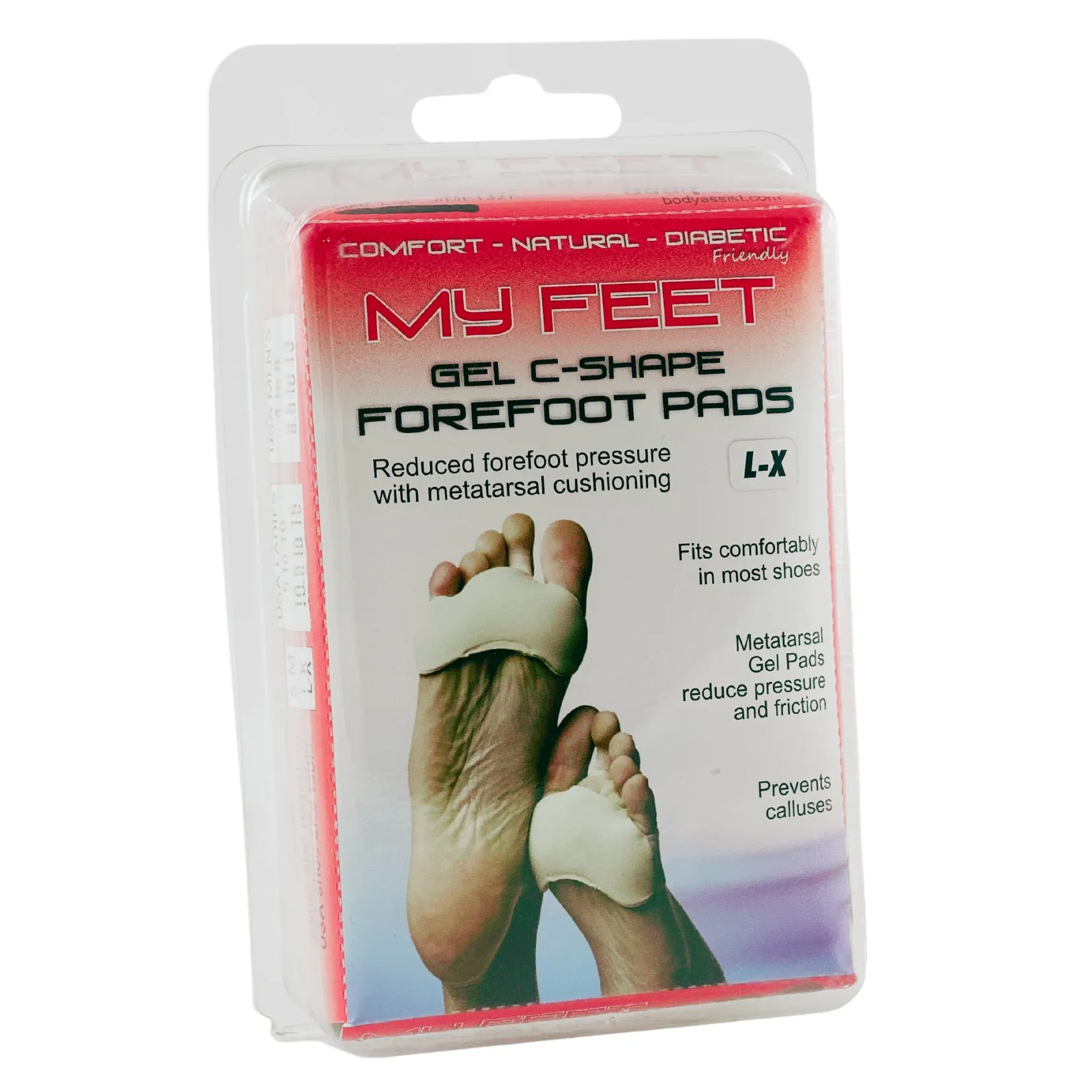 Gel C Shape Forefoot Pads - My Feet (1)