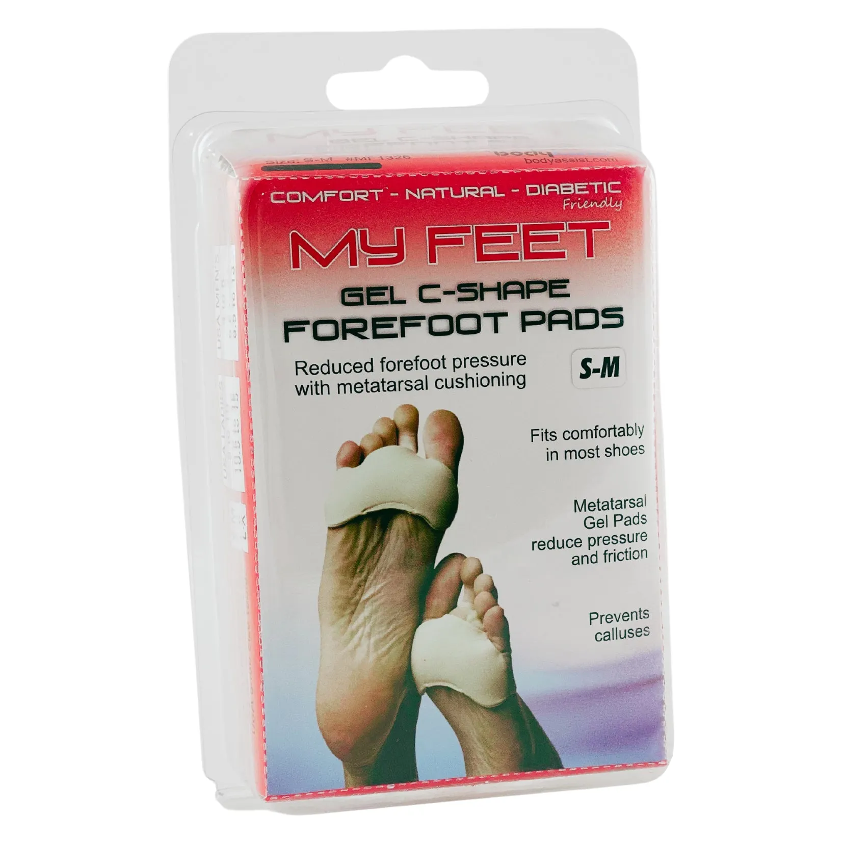 Gel C Shape Forefoot Pads - My Feet (1)