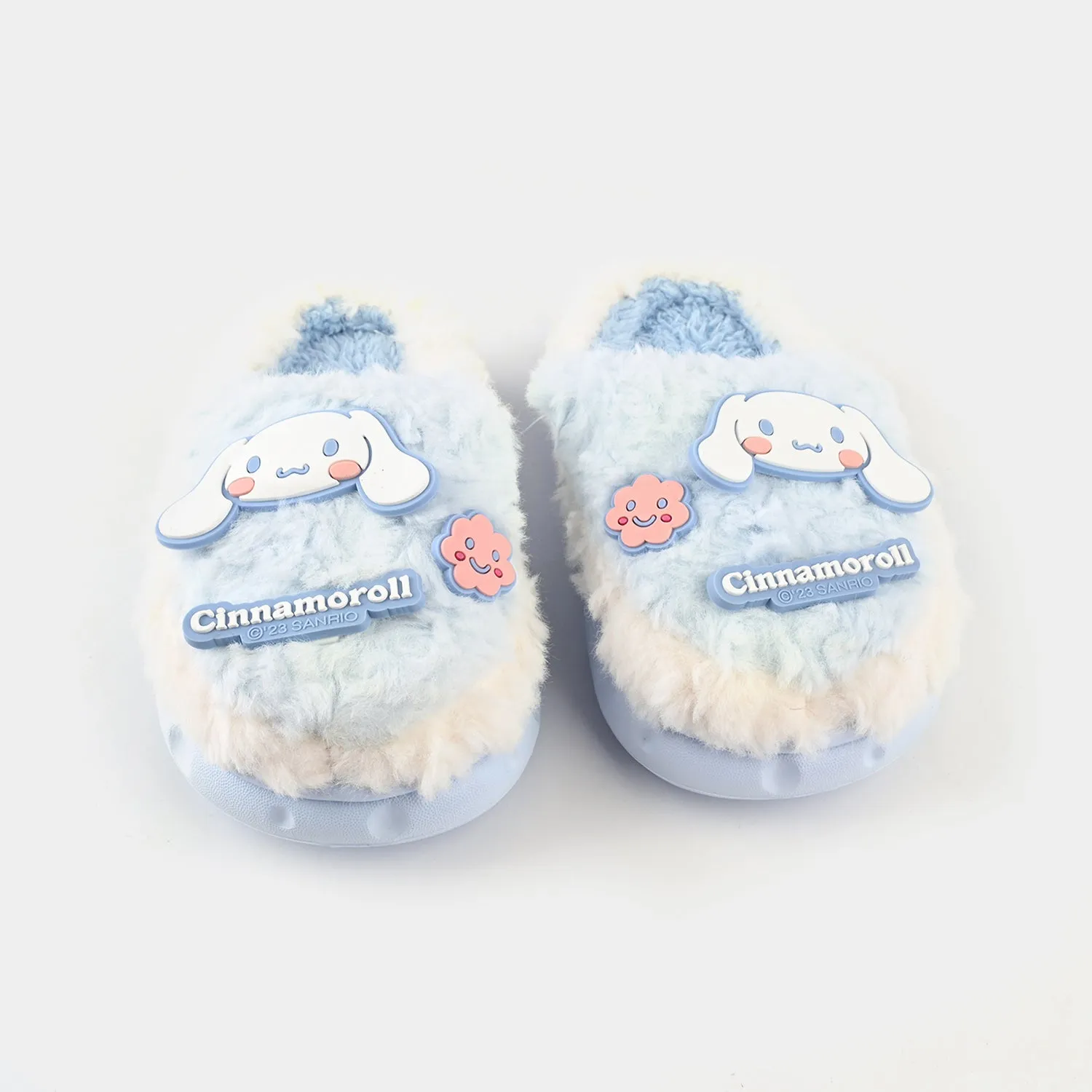 Girls Slipper Fur 6345-Blue