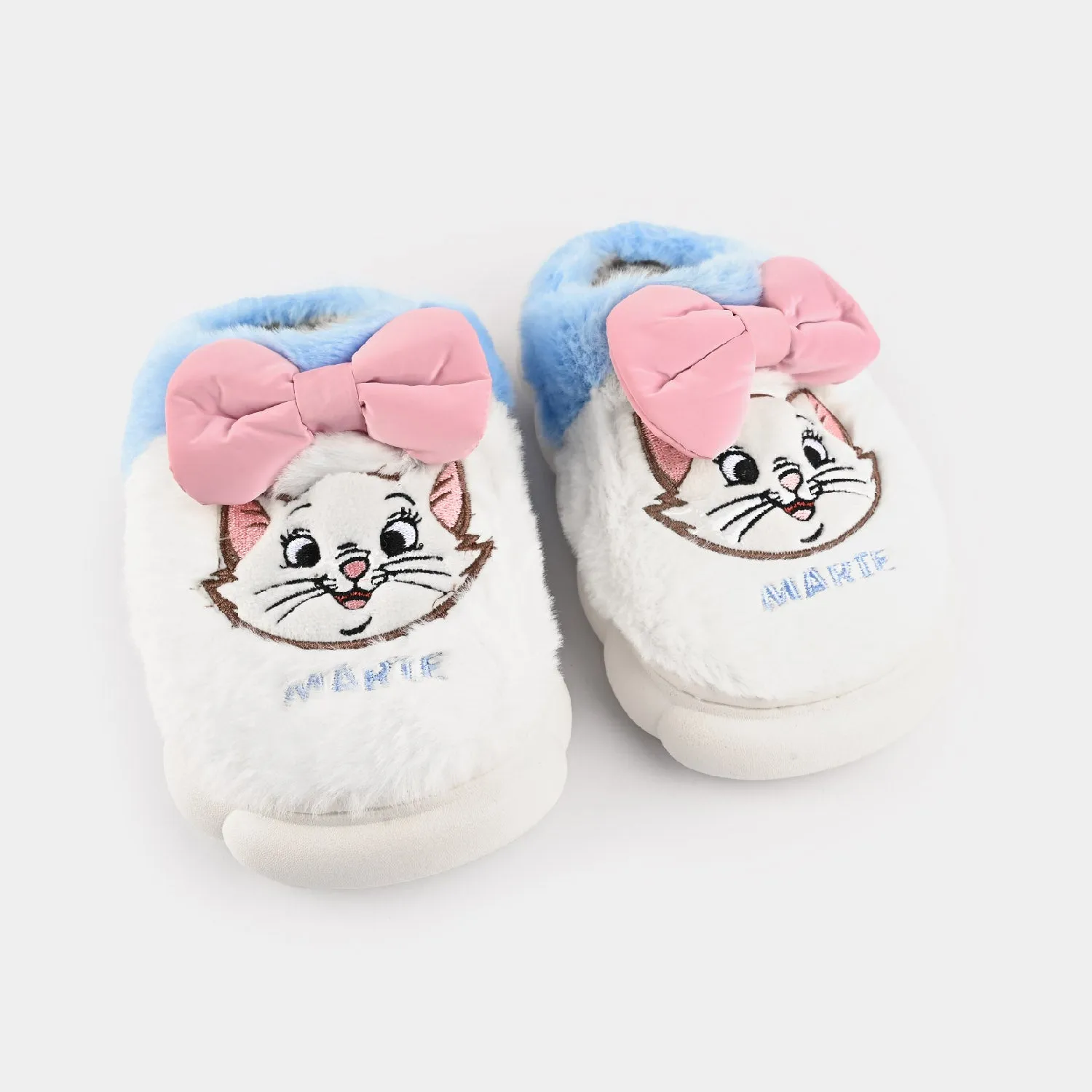 Girls Slipper Fur F4294-Blue