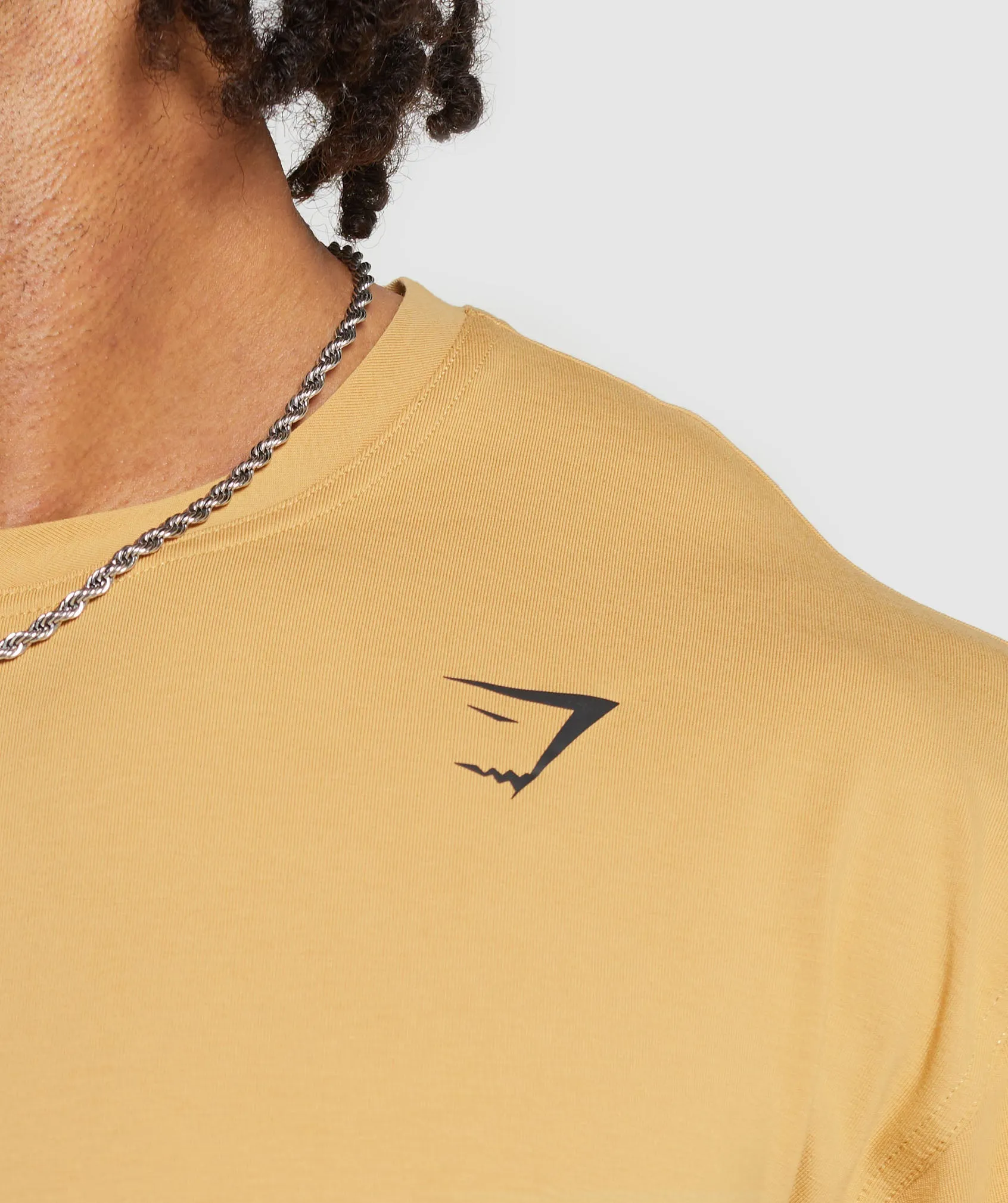 Gymshark Power T-Shirt - Rustic Yellow/Black