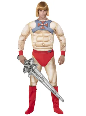 He-Man Muscle Chest Mens Dress Up Costume