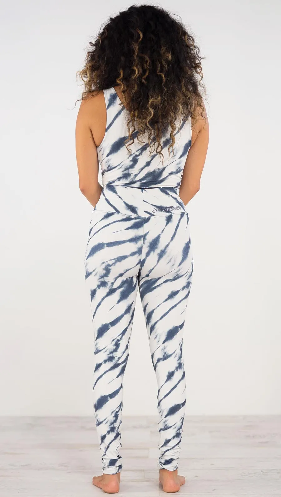 Indigo Stripes - Athleisure Leggings