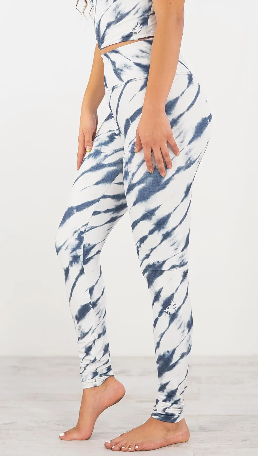 Indigo Stripes - Athleisure Leggings