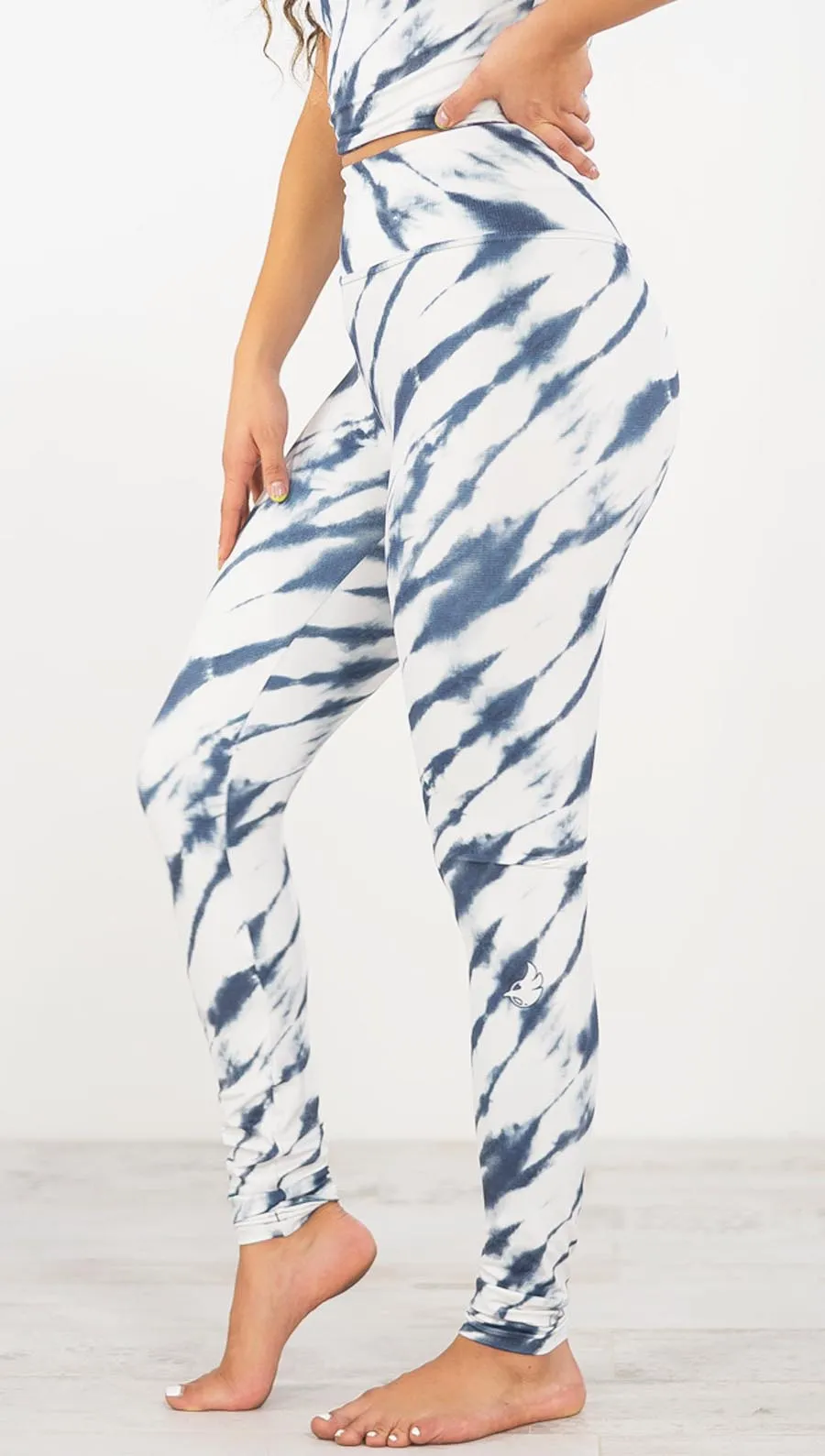 Indigo Stripes - Athleisure Leggings