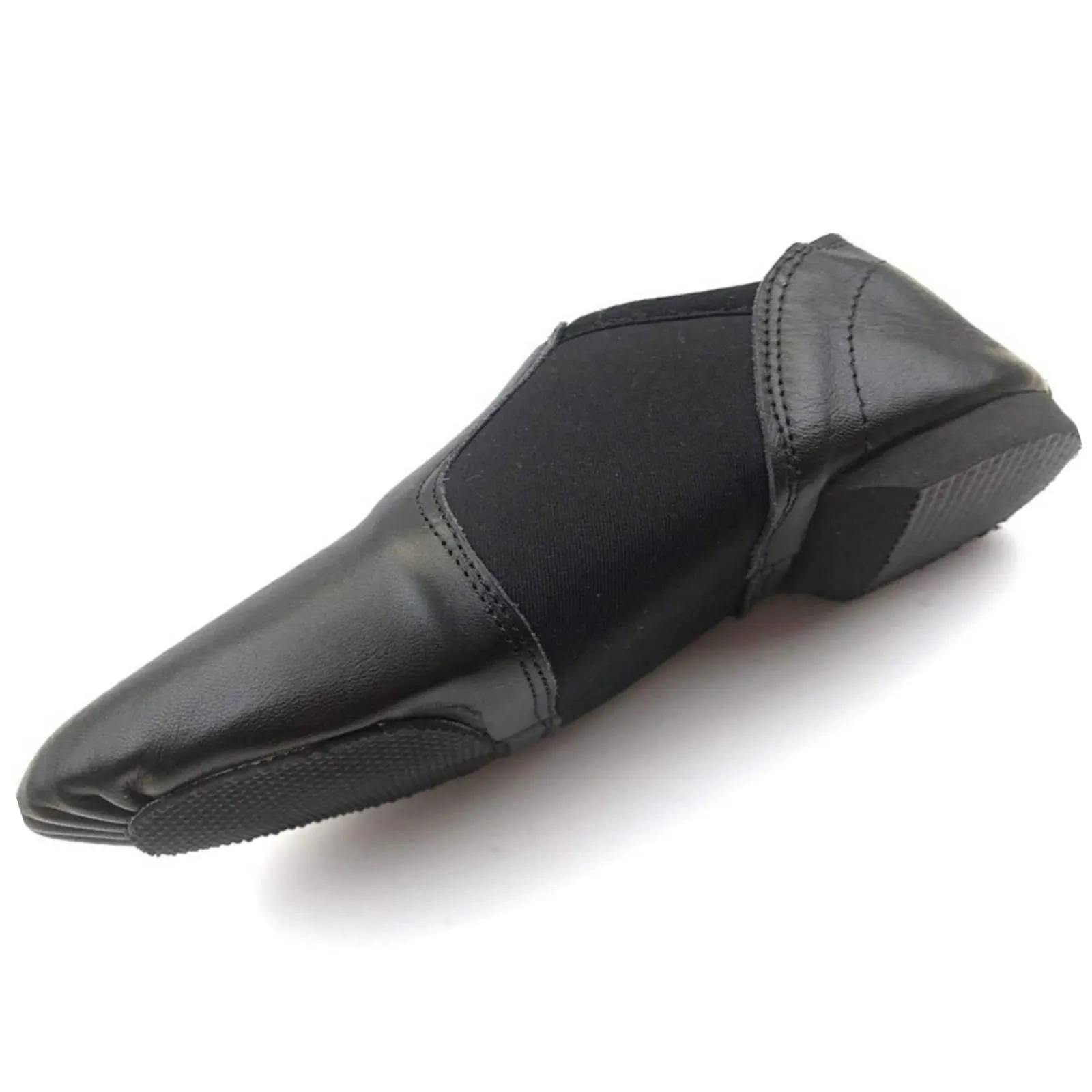 Jazz Shoes Slip On Leather and Neoprene Black