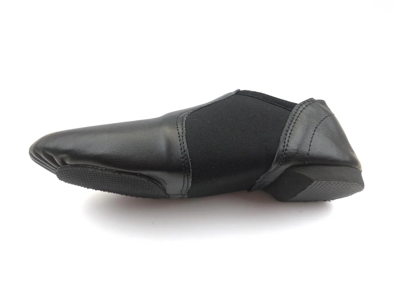 Jazz Shoes Slip On Leather and Neoprene Black