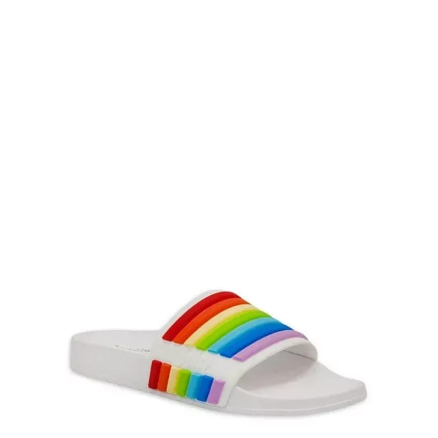 JUICY COUTURE - Wynnie Rainbow Slide Slippers