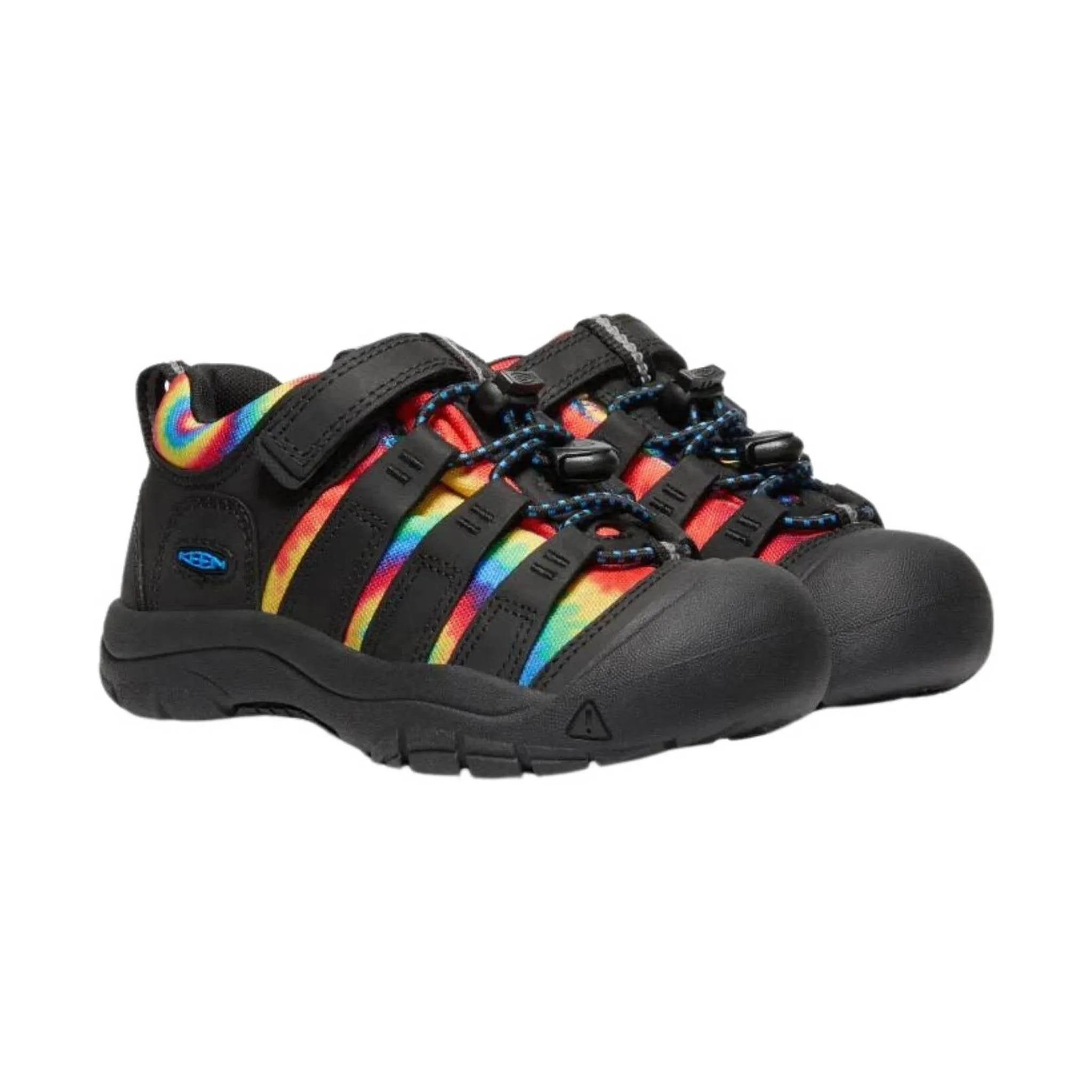 KEEN Little Kids' Newport Shoe - Black/Original Tie Dye