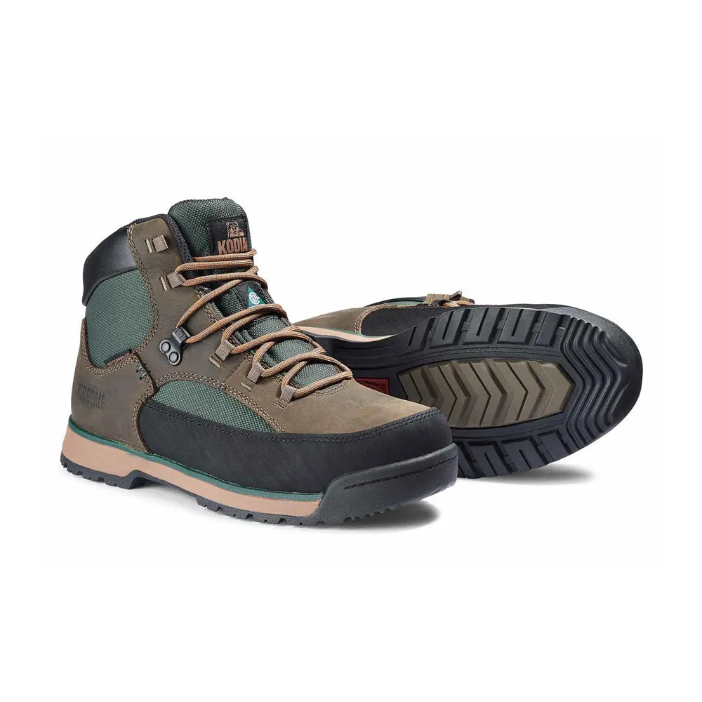 KODIAK ST GREB CLASSIC HIKE WATERPROOF WORK BOOT FOSSIL - MENS