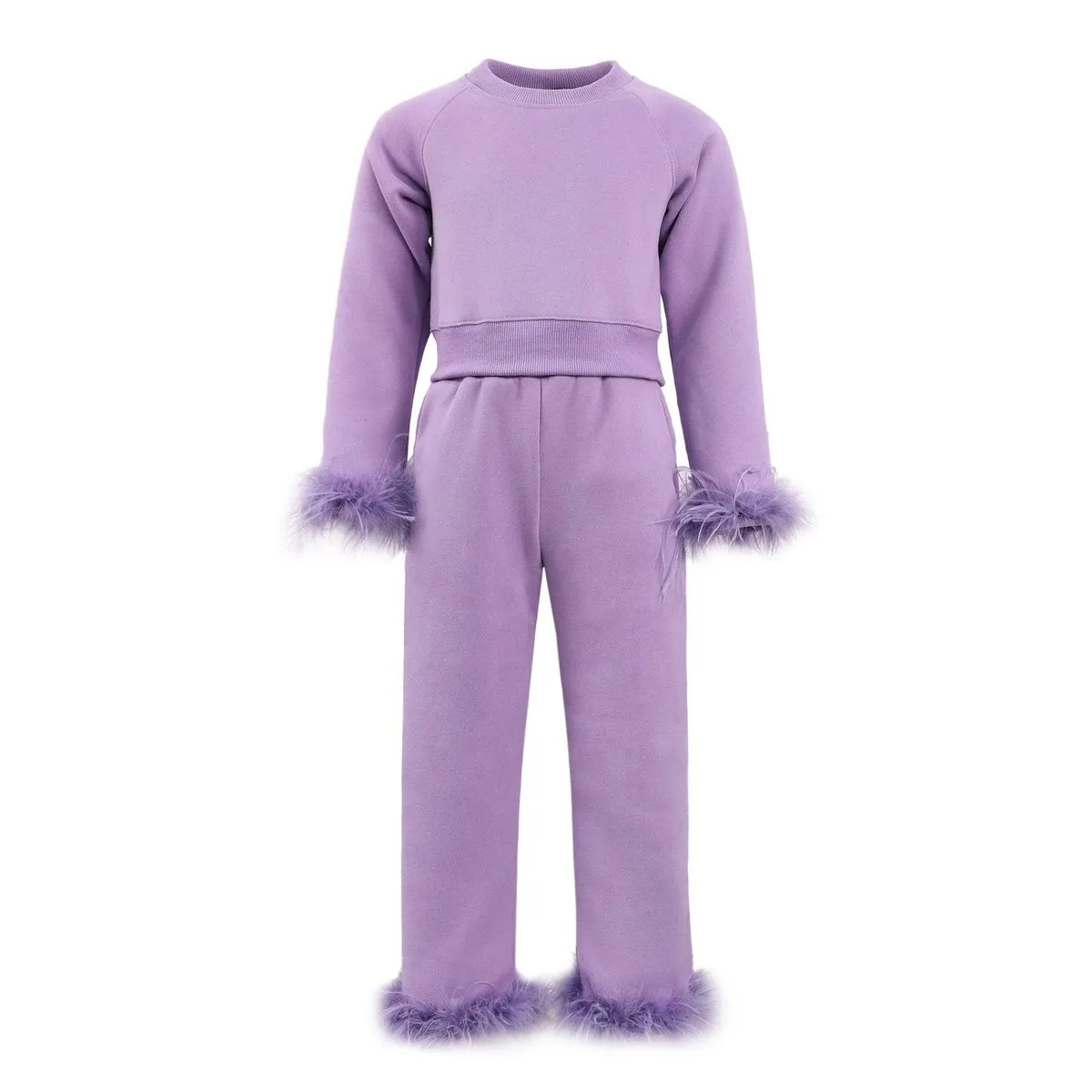 Lavender Feather Athletic Set