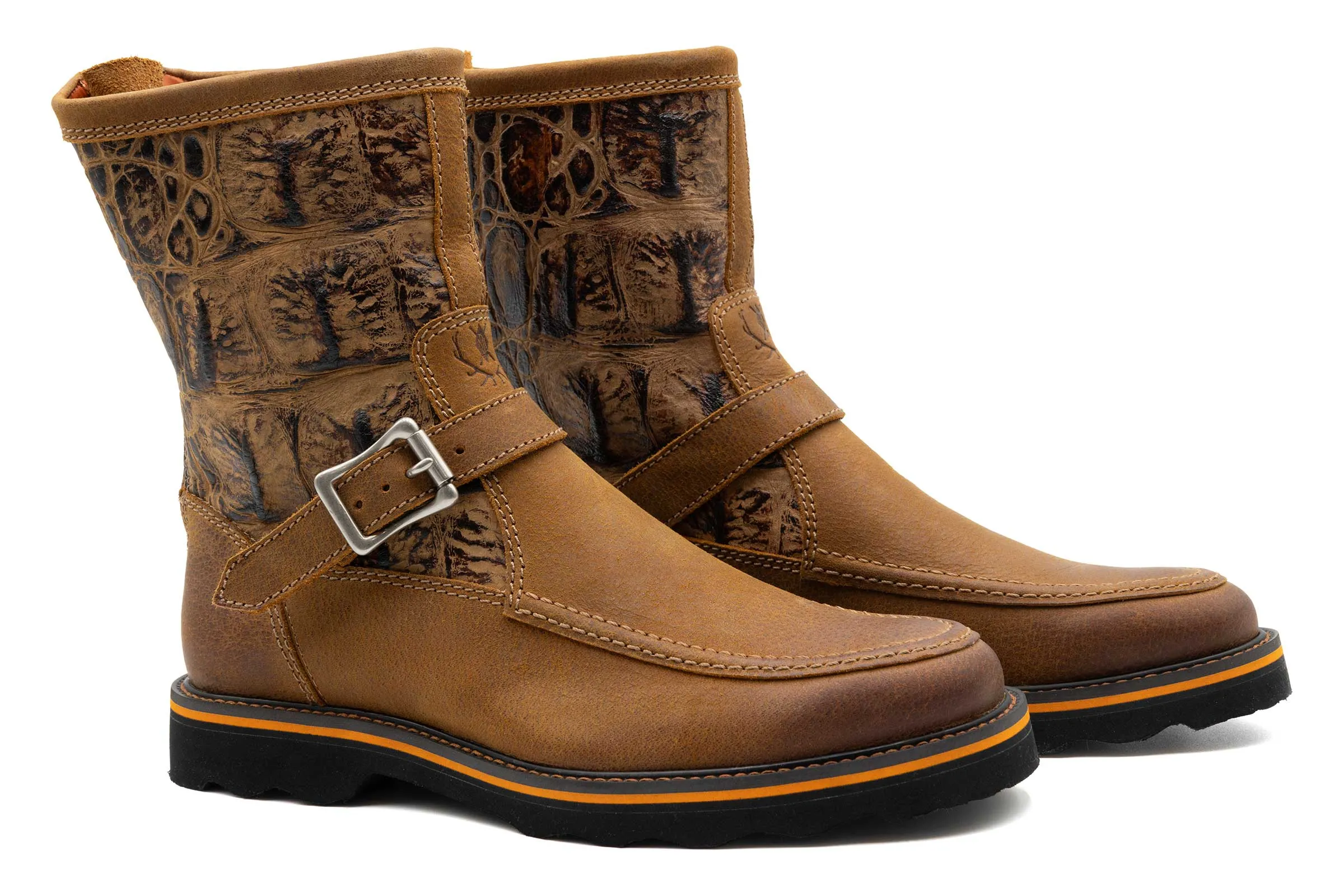 Llewellin Water Buffalo Pro Guide Boots - Burnt Cedar