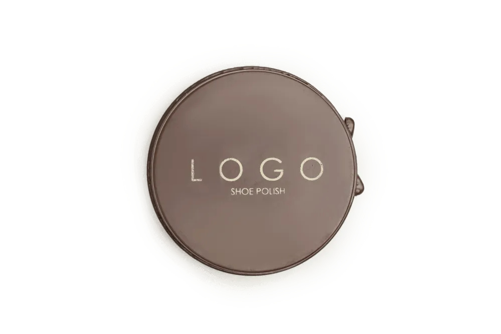 LOGO SHOE POLISH BROWN