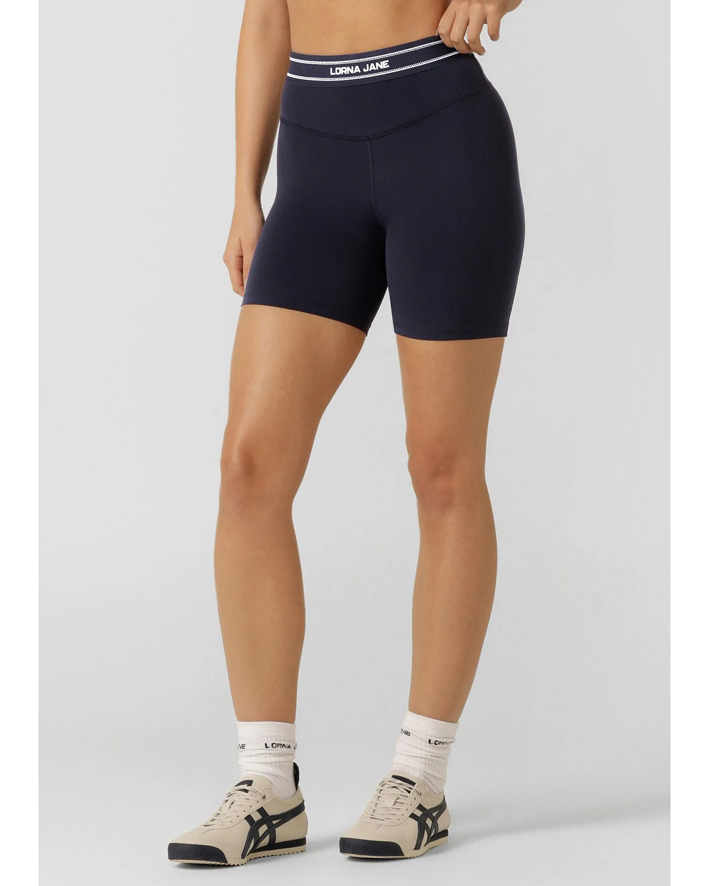 Lorna Jane Redefined 12cm Bike Shorts - Midnight Blue