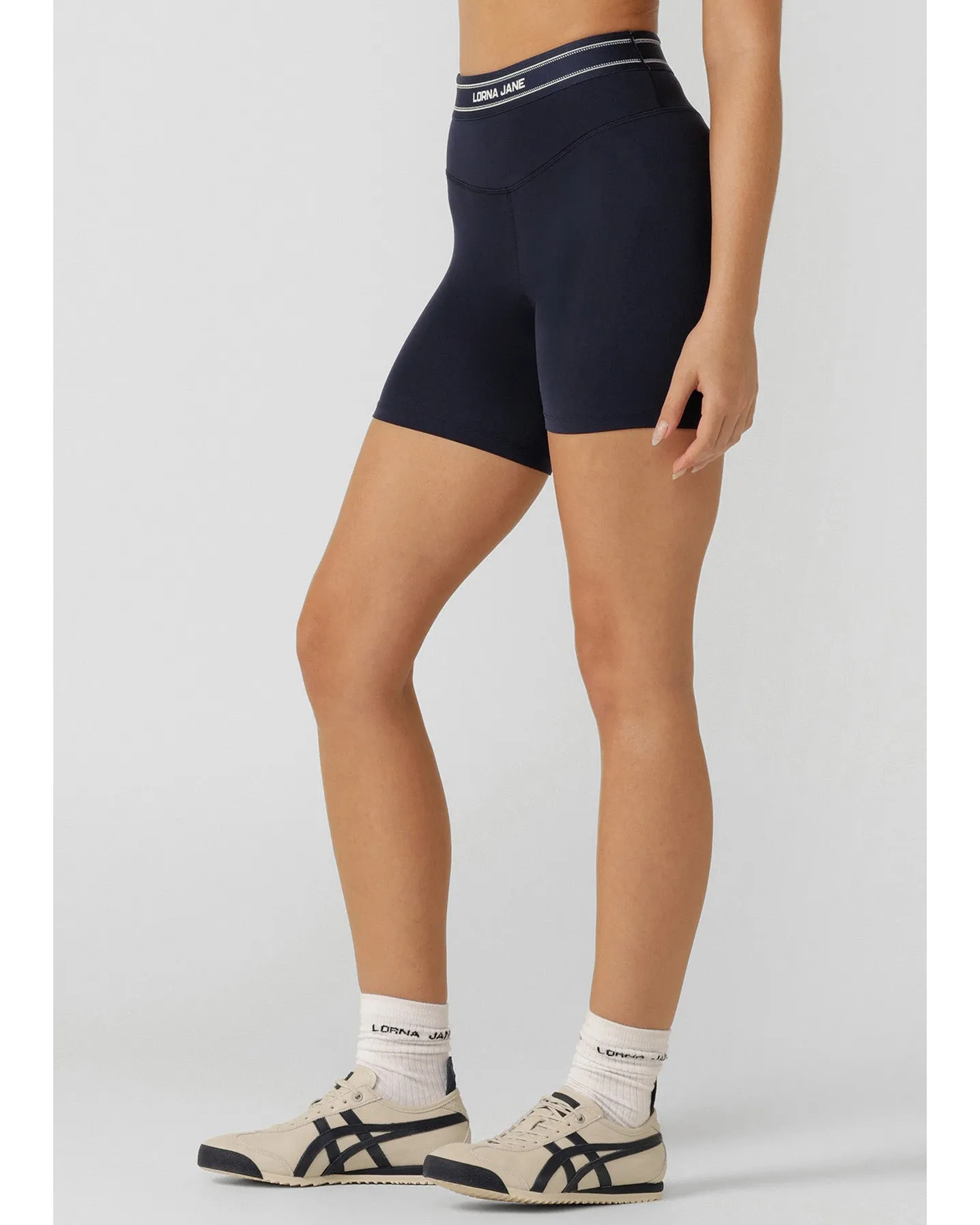 Lorna Jane Redefined 12cm Bike Shorts - Midnight Blue