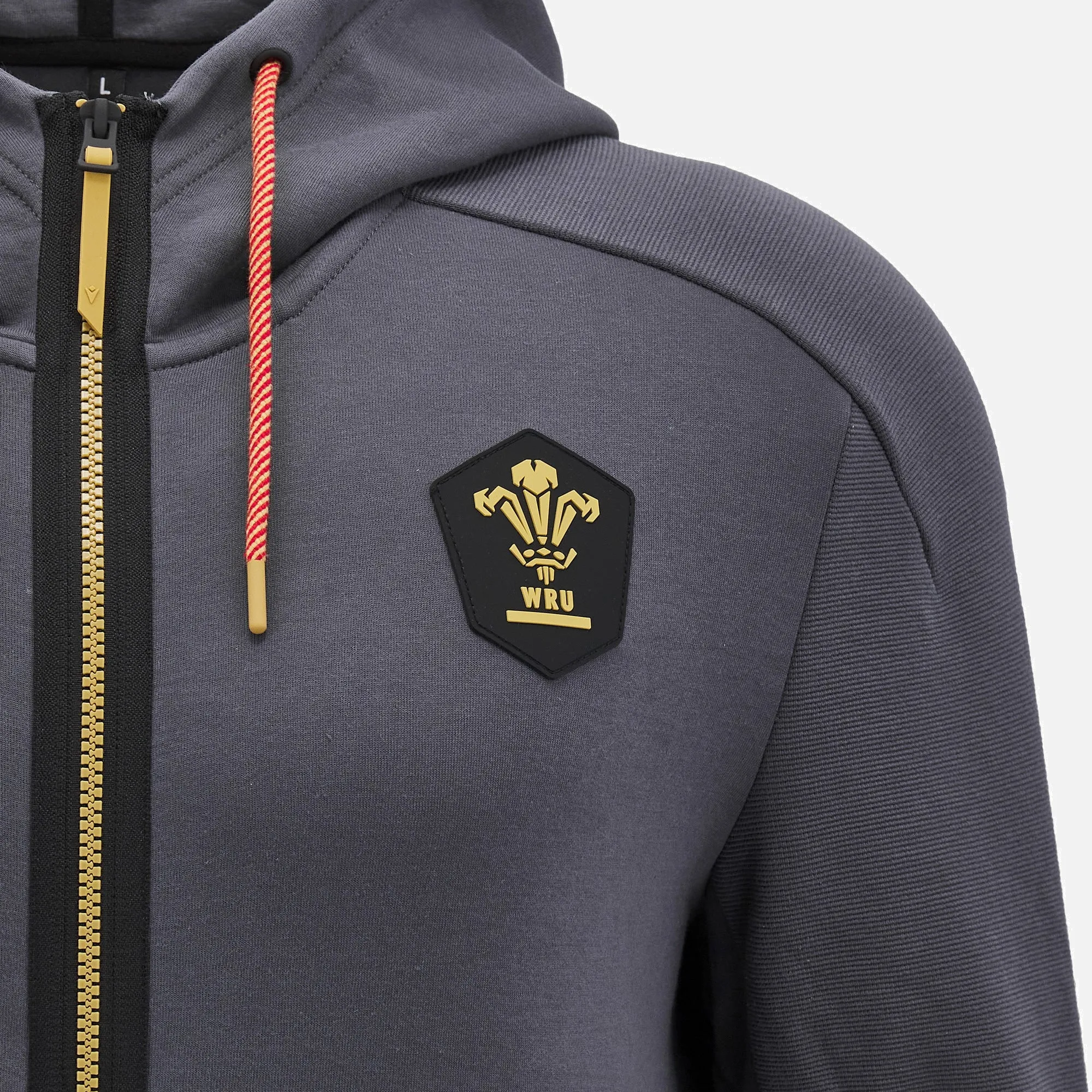 Macron Wales WRU 2024/25 Adults Athleisure Training Hoodie