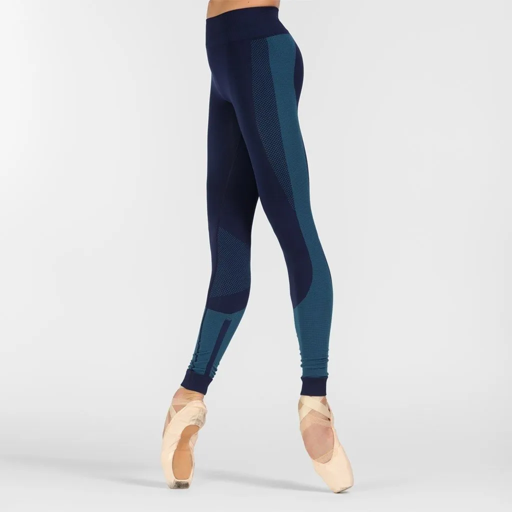 Maia Blue Seamless Leggings