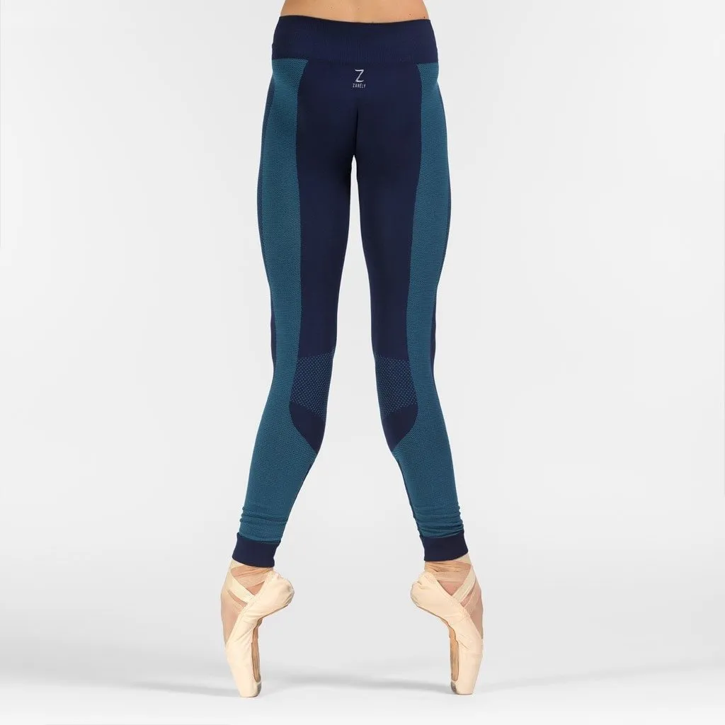 Maia Blue Seamless Leggings