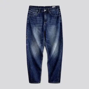 Medium wash baggy fashion men's jeans