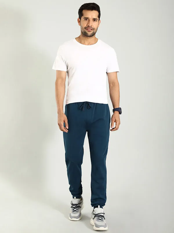 Men Color Block Cotton Blend Jogger