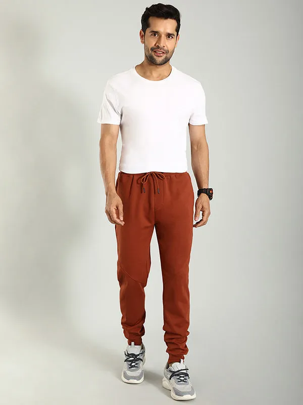 Men Color Block Cotton Blend Jogger