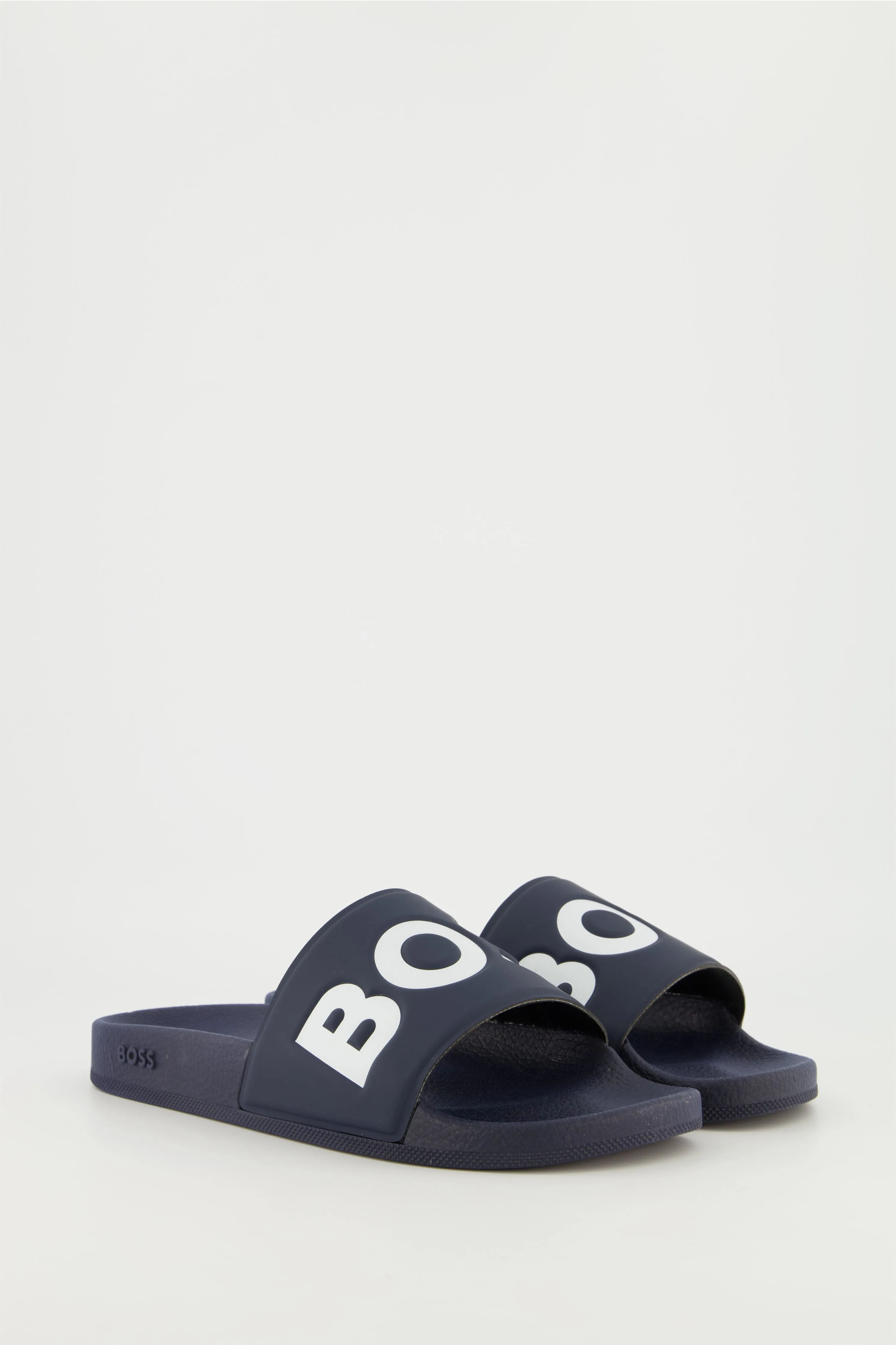 Men's BOSS Dark Blue Aryeh_Slid_rblg Slides