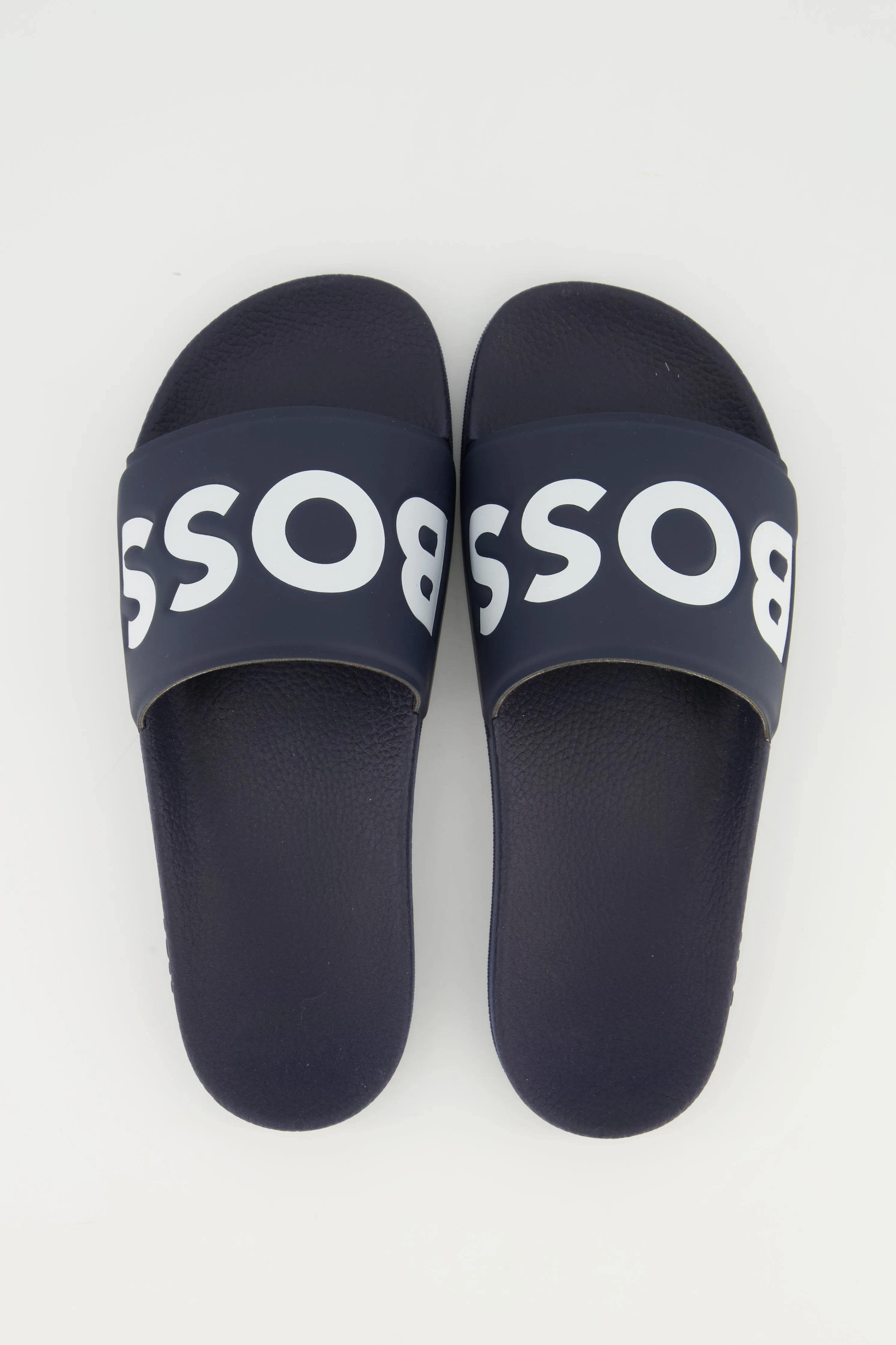 Men's BOSS Dark Blue Aryeh_Slid_rblg Slides