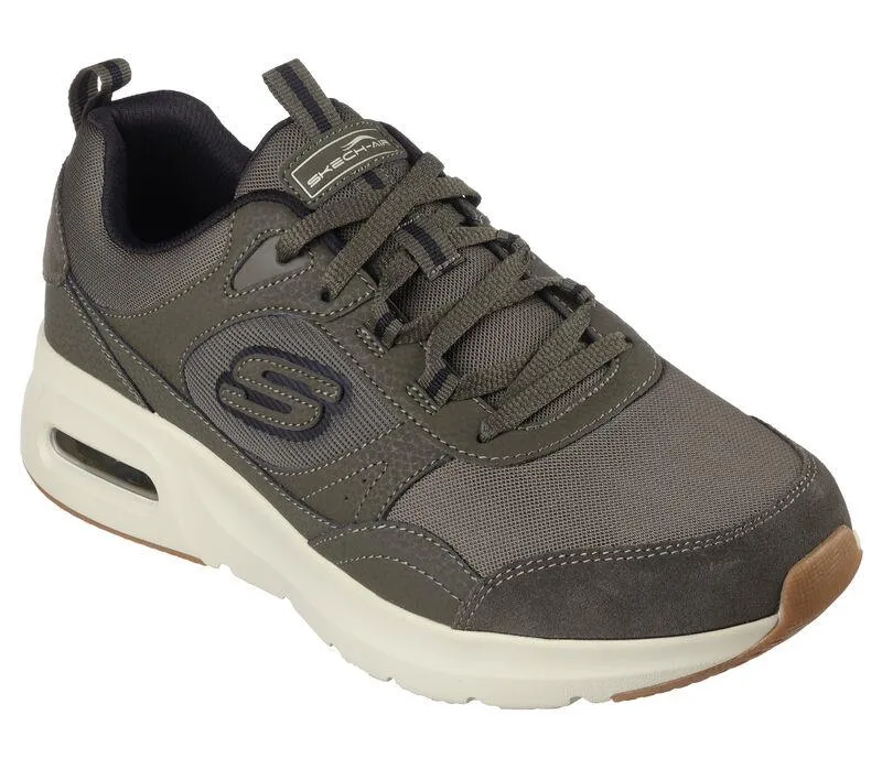 Men's Wide Fit Skechers 232646 Court Homegrown Skech Air Trainers