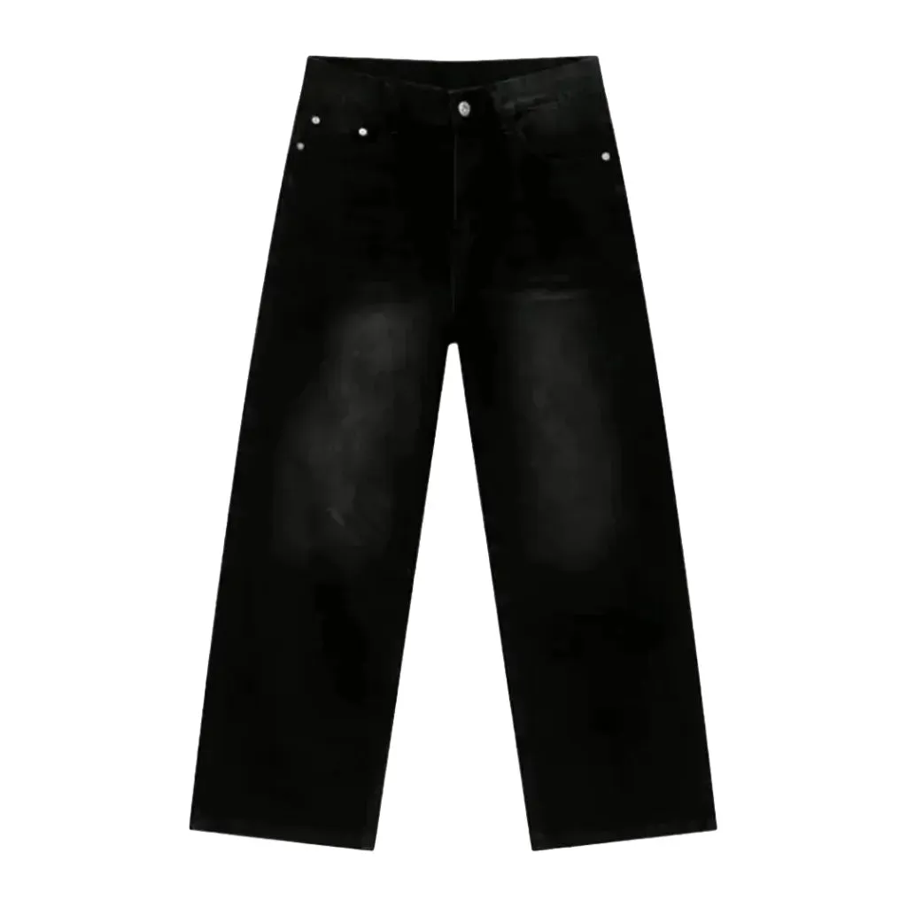 Mid rise boho vintage men's jeans