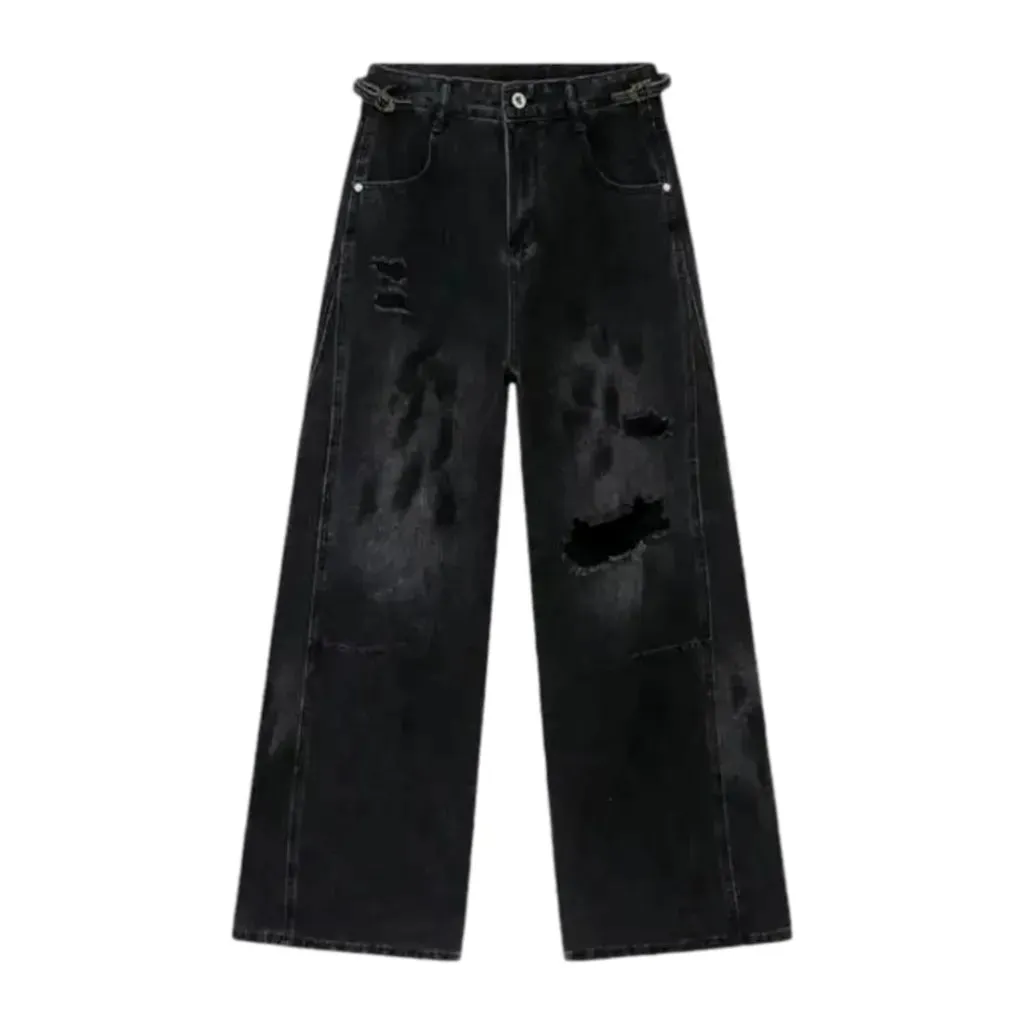 Mid rise stylish jeans for men