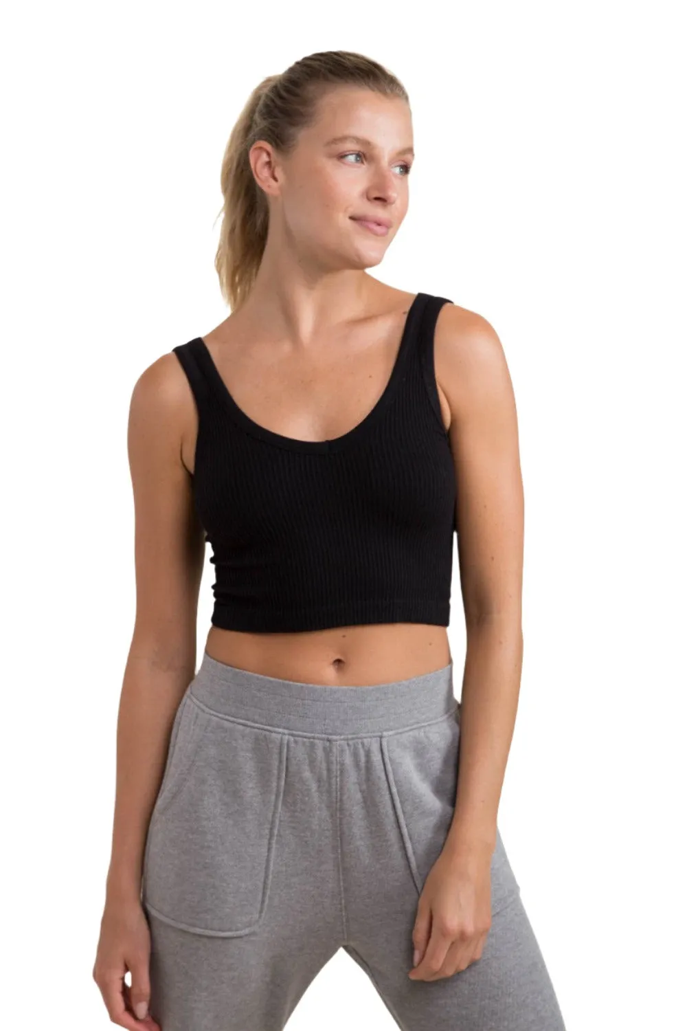 Mono B Seamless Crop Top AT-A08158