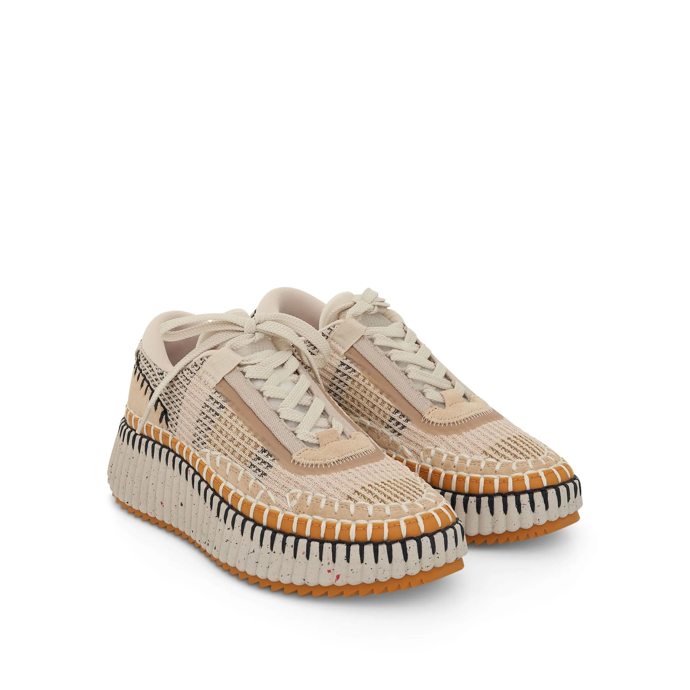 Nama Lower Impact Mesh Sneaker in Biscotti Beige