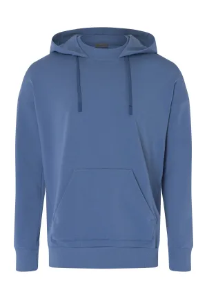 Natural Living Organic Cotton French Terry Hoodie | Slate Blue 75962-2642